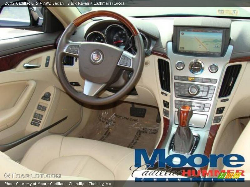 Black Raven / Cashmere/Cocoa 2009 Cadillac CTS 4 AWD Sedan