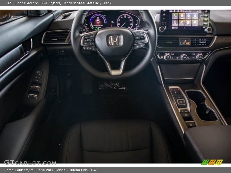 Modern Steel Metallic / Black 2022 Honda Accord EX-L Hybrid