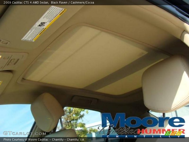 Black Raven / Cashmere/Cocoa 2009 Cadillac CTS 4 AWD Sedan