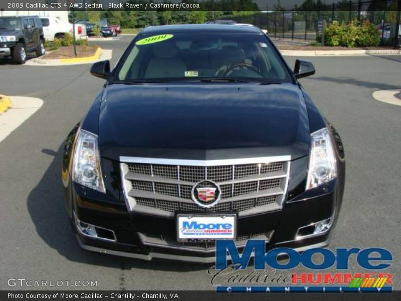 Black Raven / Cashmere/Cocoa 2009 Cadillac CTS 4 AWD Sedan