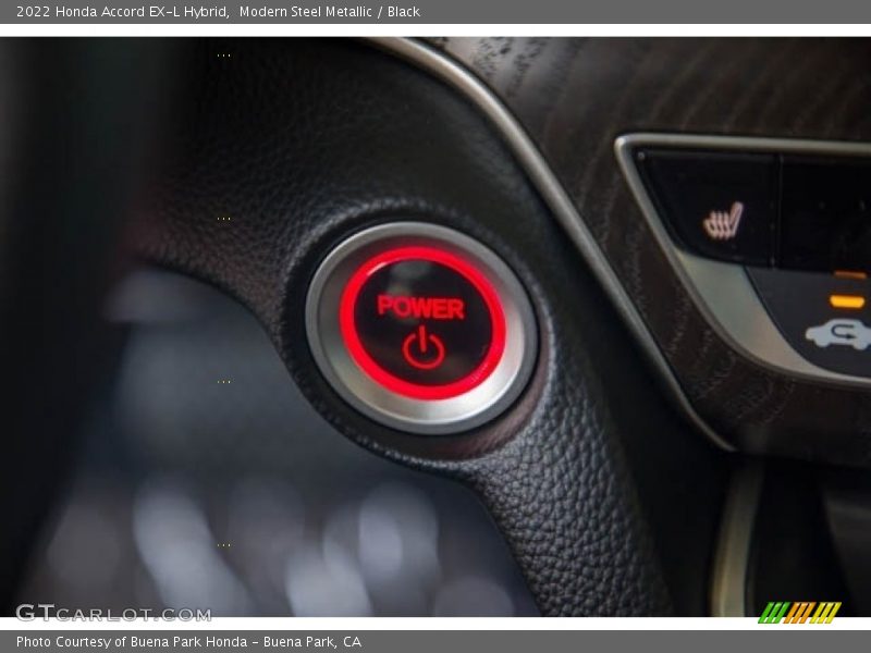 Modern Steel Metallic / Black 2022 Honda Accord EX-L Hybrid