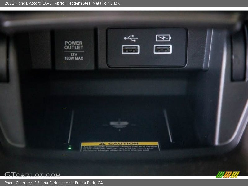Modern Steel Metallic / Black 2022 Honda Accord EX-L Hybrid