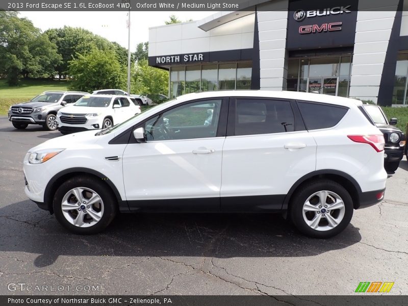 Oxford White / Medium Light Stone 2013 Ford Escape SE 1.6L EcoBoost 4WD