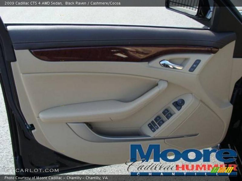 Black Raven / Cashmere/Cocoa 2009 Cadillac CTS 4 AWD Sedan