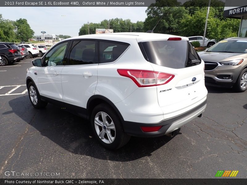 Oxford White / Medium Light Stone 2013 Ford Escape SE 1.6L EcoBoost 4WD