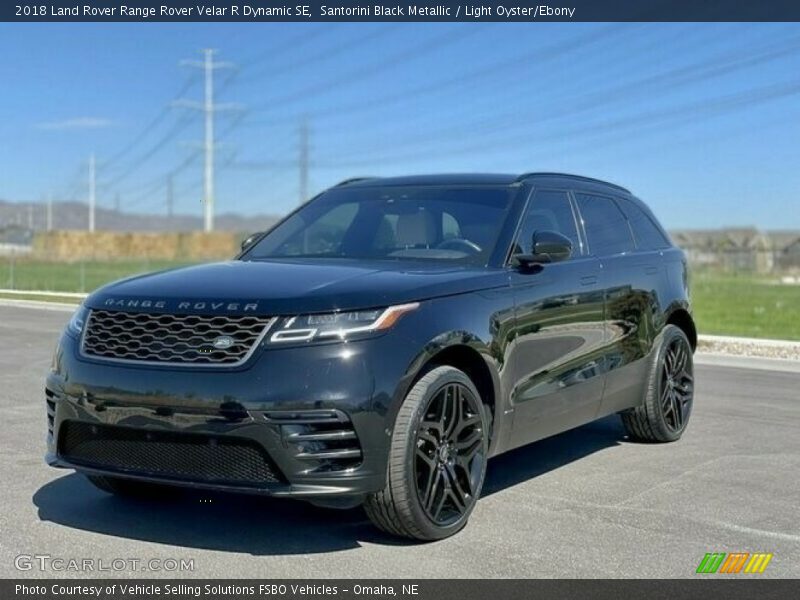Santorini Black Metallic / Light Oyster/Ebony 2018 Land Rover Range Rover Velar R Dynamic SE