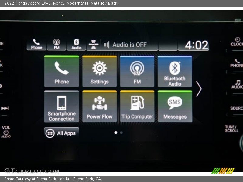 Modern Steel Metallic / Black 2022 Honda Accord EX-L Hybrid