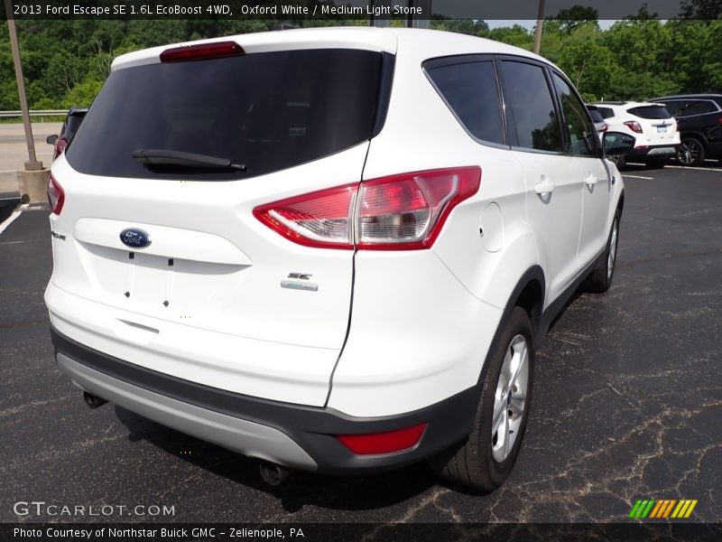 Oxford White / Medium Light Stone 2013 Ford Escape SE 1.6L EcoBoost 4WD