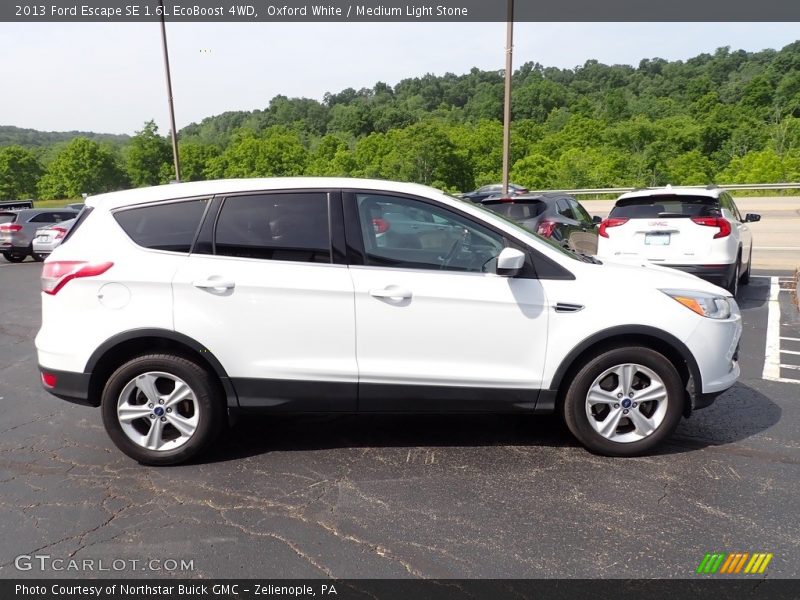 Oxford White / Medium Light Stone 2013 Ford Escape SE 1.6L EcoBoost 4WD
