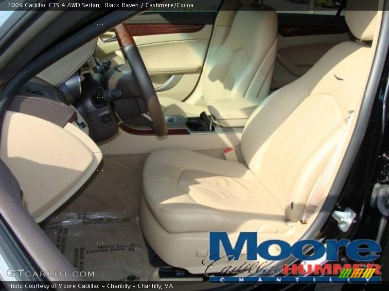 Black Raven / Cashmere/Cocoa 2009 Cadillac CTS 4 AWD Sedan