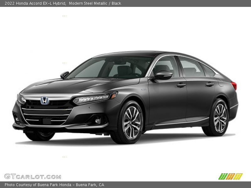 Modern Steel Metallic / Black 2022 Honda Accord EX-L Hybrid