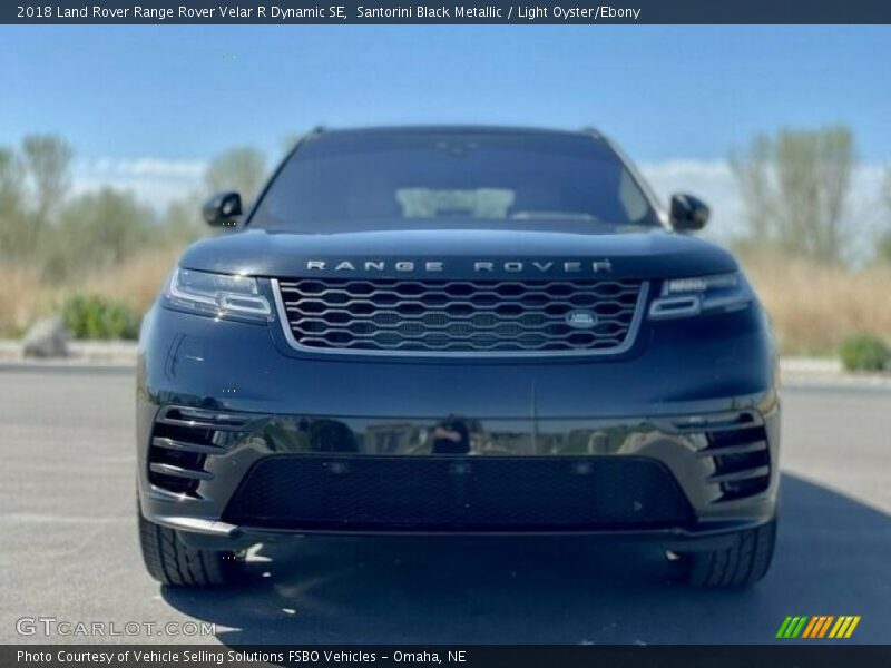 Santorini Black Metallic / Light Oyster/Ebony 2018 Land Rover Range Rover Velar R Dynamic SE