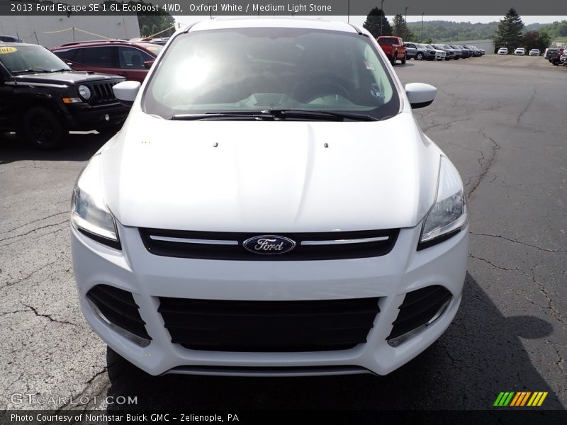 Oxford White / Medium Light Stone 2013 Ford Escape SE 1.6L EcoBoost 4WD