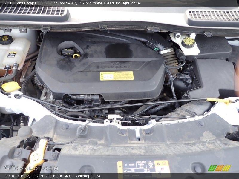Oxford White / Medium Light Stone 2013 Ford Escape SE 1.6L EcoBoost 4WD