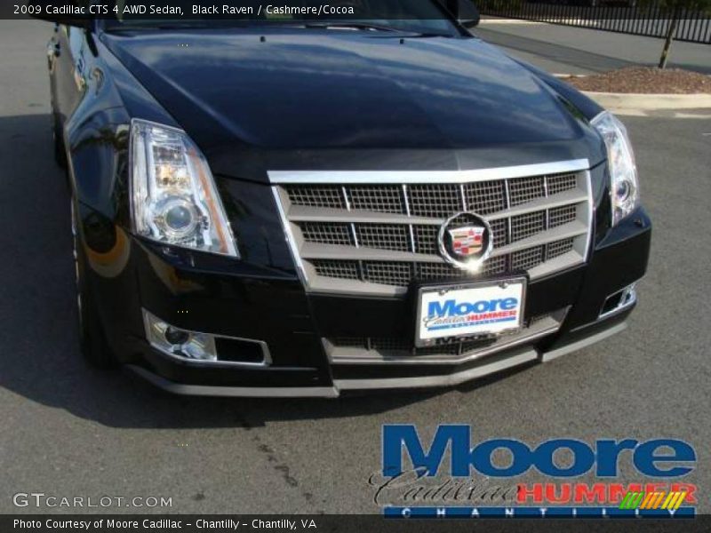 Black Raven / Cashmere/Cocoa 2009 Cadillac CTS 4 AWD Sedan