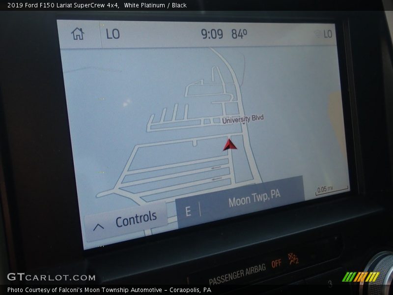 White Platinum / Black 2019 Ford F150 Lariat SuperCrew 4x4