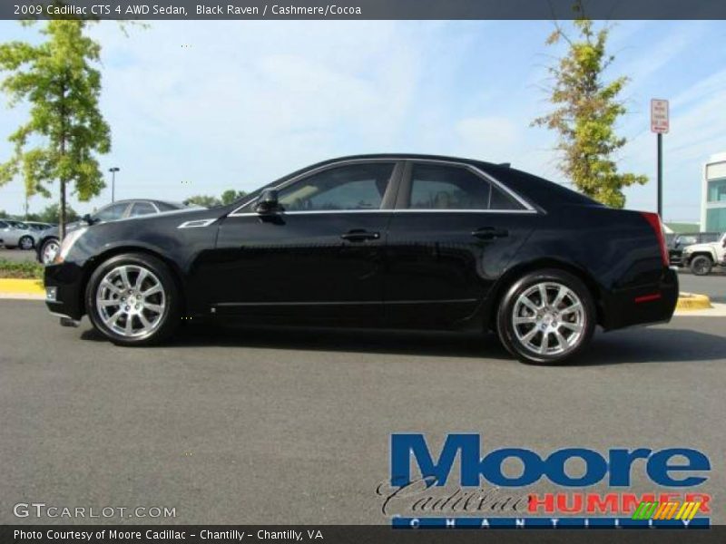 Black Raven / Cashmere/Cocoa 2009 Cadillac CTS 4 AWD Sedan
