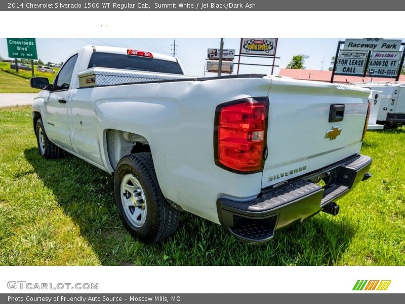 Summit White / Jet Black/Dark Ash 2014 Chevrolet Silverado 1500 WT Regular Cab