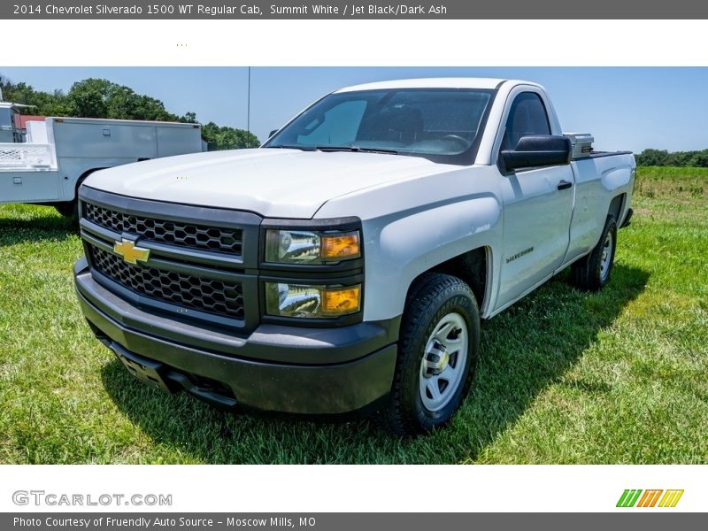 Summit White / Jet Black/Dark Ash 2014 Chevrolet Silverado 1500 WT Regular Cab