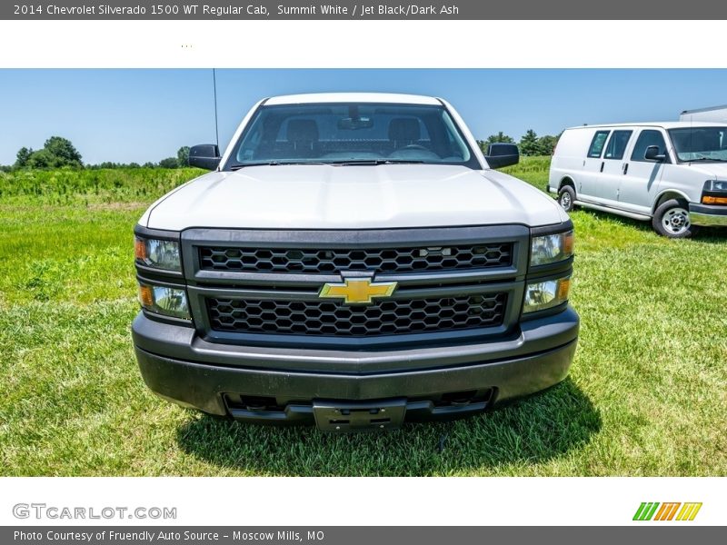 Summit White / Jet Black/Dark Ash 2014 Chevrolet Silverado 1500 WT Regular Cab