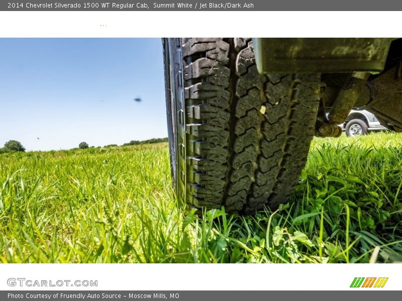 Summit White / Jet Black/Dark Ash 2014 Chevrolet Silverado 1500 WT Regular Cab