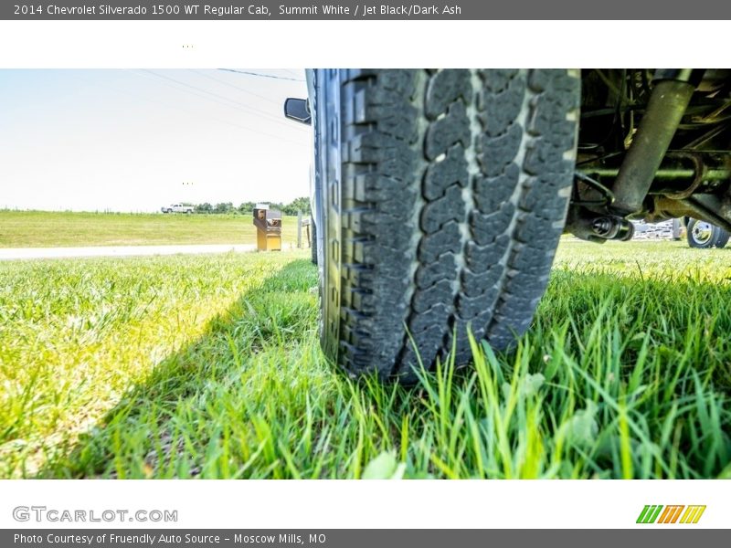 Summit White / Jet Black/Dark Ash 2014 Chevrolet Silverado 1500 WT Regular Cab