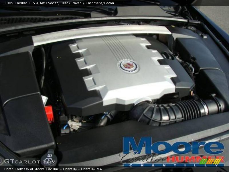 Black Raven / Cashmere/Cocoa 2009 Cadillac CTS 4 AWD Sedan