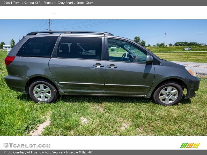 Phantom Gray Pearl / Stone Gray 2004 Toyota Sienna XLE