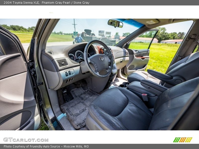 Phantom Gray Pearl / Stone Gray 2004 Toyota Sienna XLE