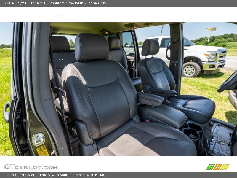 Phantom Gray Pearl / Stone Gray 2004 Toyota Sienna XLE