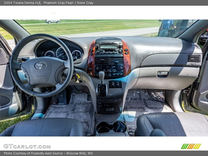 Phantom Gray Pearl / Stone Gray 2004 Toyota Sienna XLE