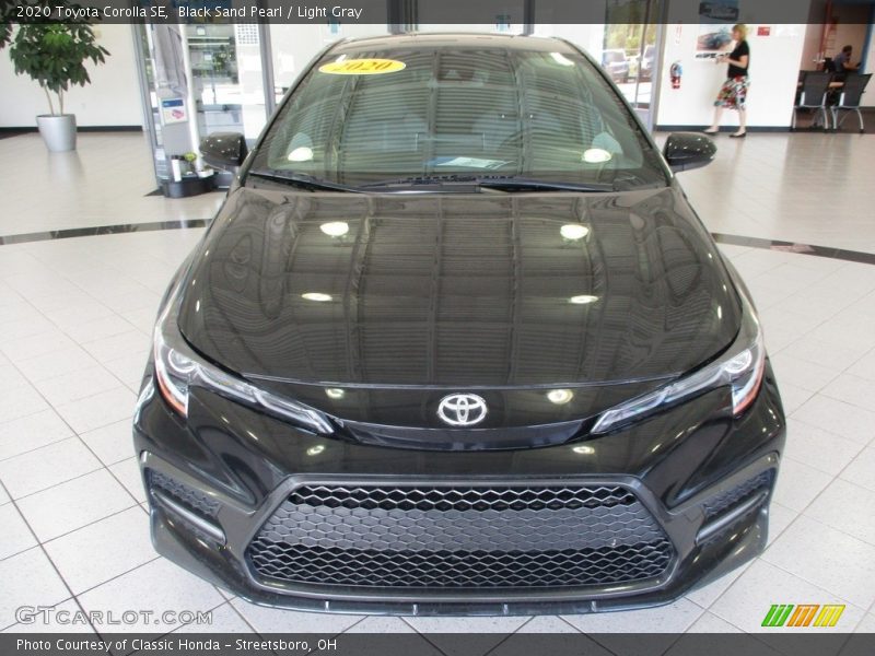 Black Sand Pearl / Light Gray 2020 Toyota Corolla SE