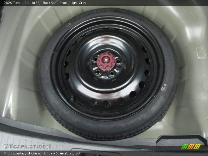 Black Sand Pearl / Light Gray 2020 Toyota Corolla SE
