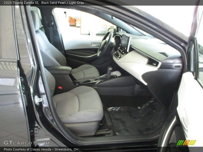 Black Sand Pearl / Light Gray 2020 Toyota Corolla SE