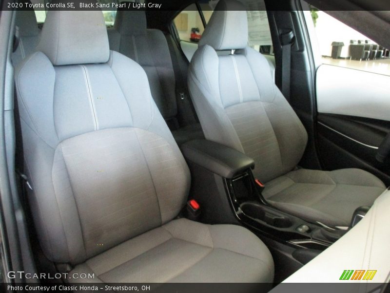 Black Sand Pearl / Light Gray 2020 Toyota Corolla SE