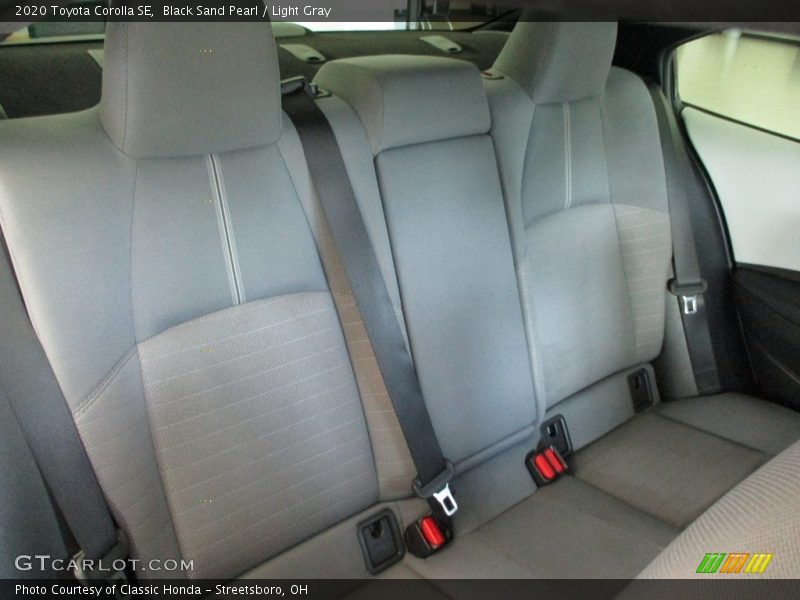 Black Sand Pearl / Light Gray 2020 Toyota Corolla SE