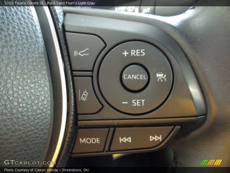 Black Sand Pearl / Light Gray 2020 Toyota Corolla SE