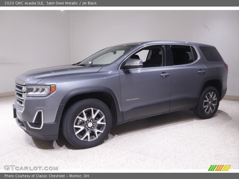 Satin Steel Metallic / Jet Black 2020 GMC Acadia SLE