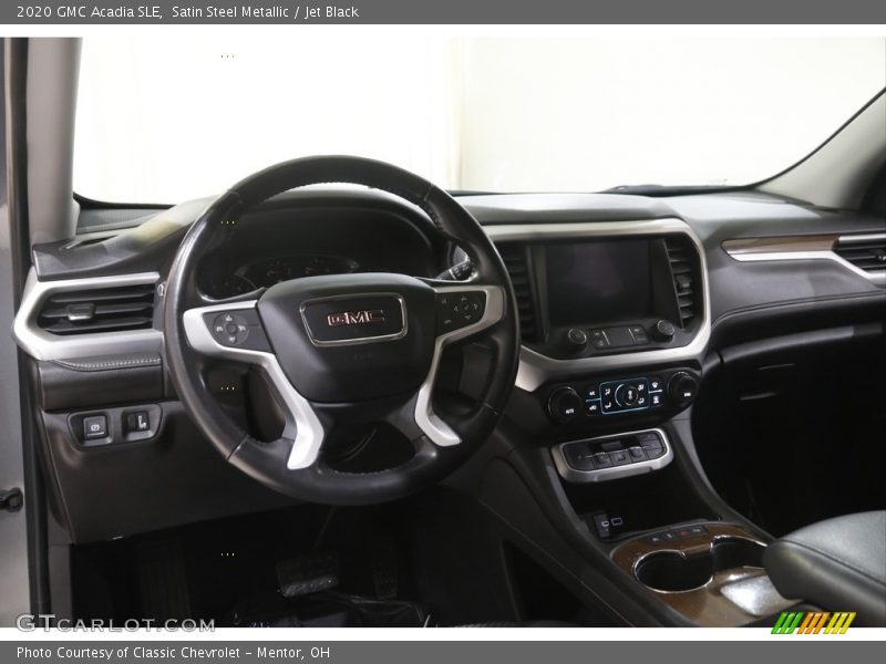 Satin Steel Metallic / Jet Black 2020 GMC Acadia SLE