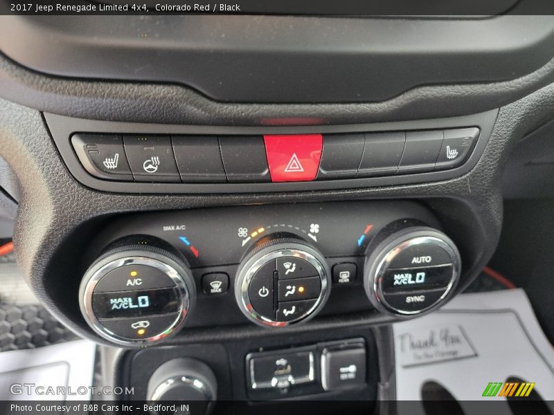 Colorado Red / Black 2017 Jeep Renegade Limited 4x4