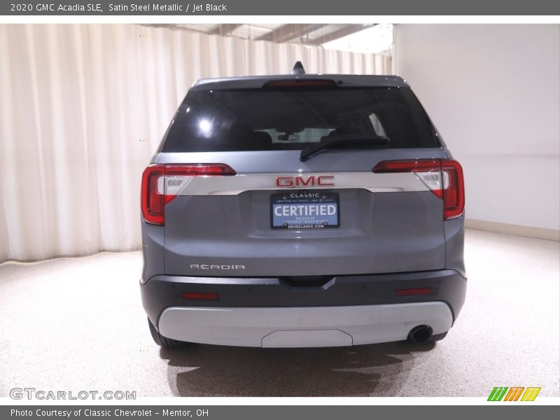 Satin Steel Metallic / Jet Black 2020 GMC Acadia SLE