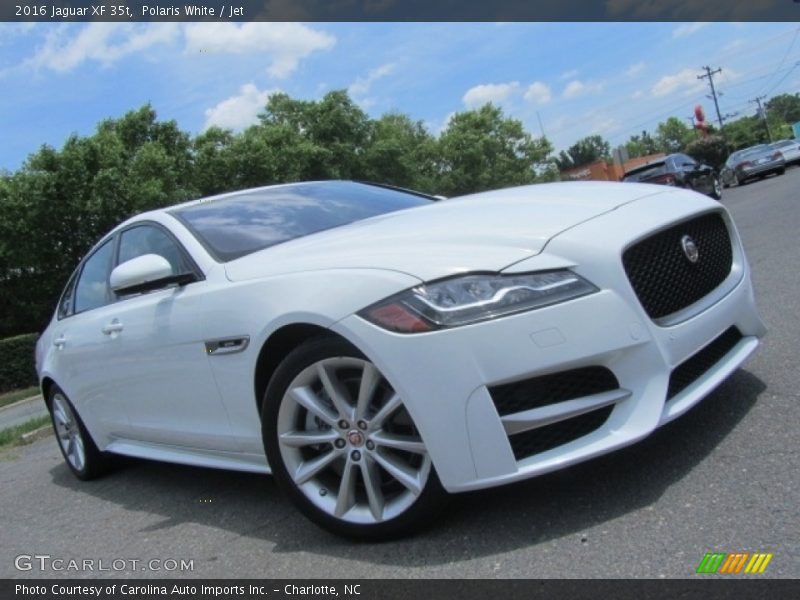 Polaris White / Jet 2016 Jaguar XF 35t