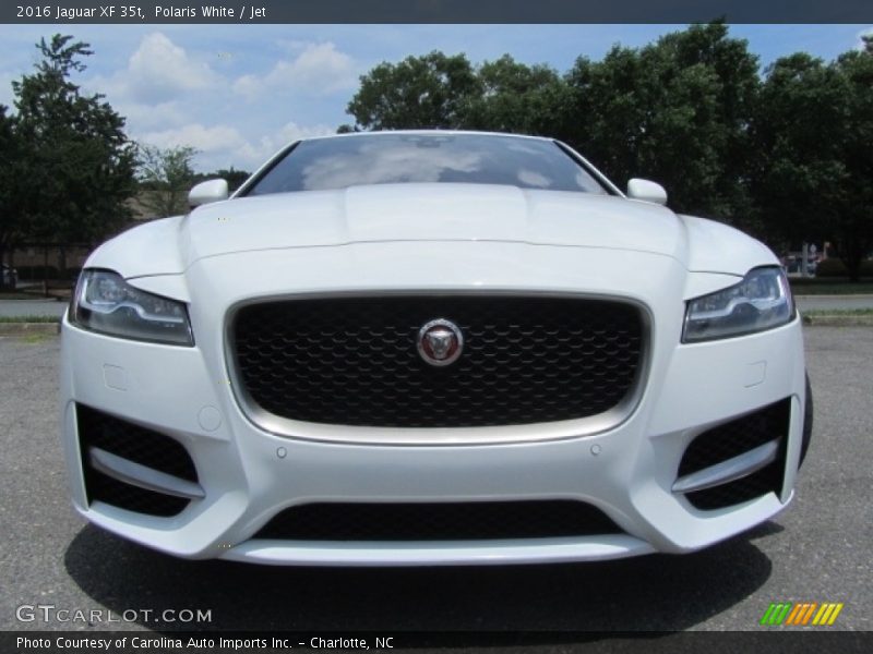 Polaris White / Jet 2016 Jaguar XF 35t