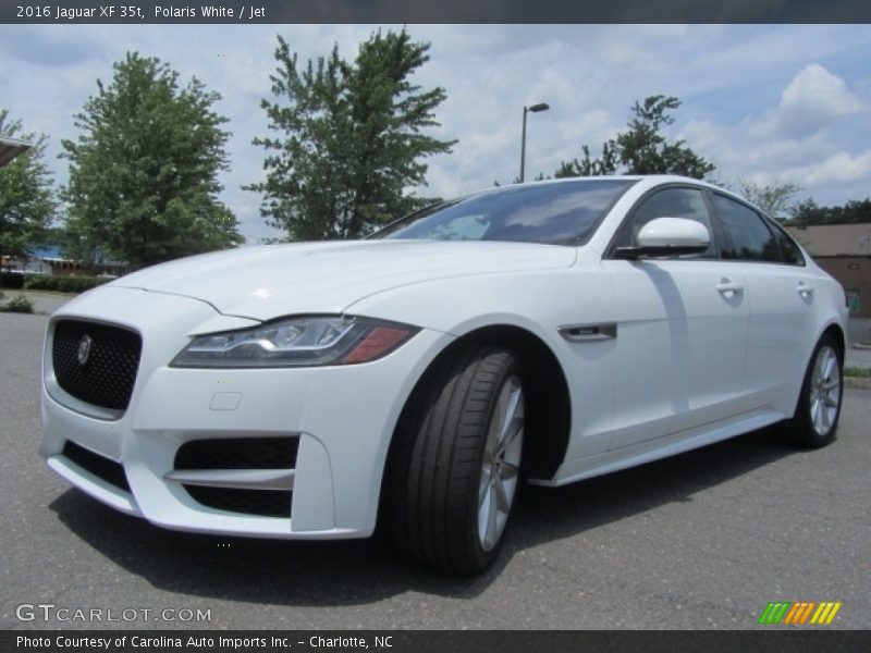 Polaris White / Jet 2016 Jaguar XF 35t