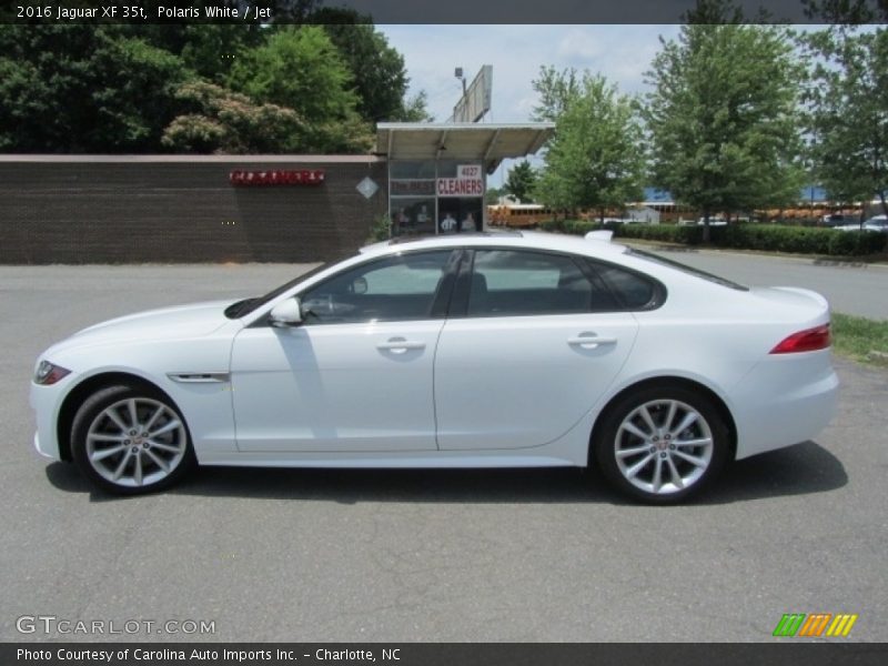 Polaris White / Jet 2016 Jaguar XF 35t