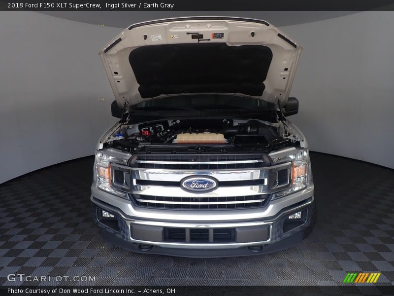 Ingot Silver / Earth Gray 2018 Ford F150 XLT SuperCrew