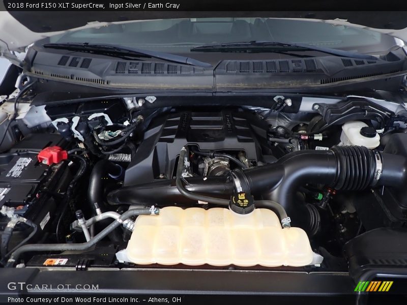 Ingot Silver / Earth Gray 2018 Ford F150 XLT SuperCrew