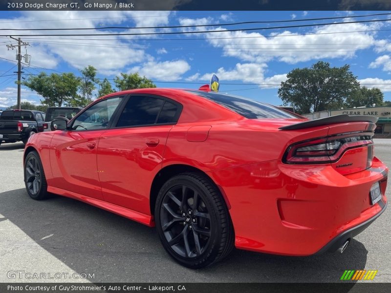 Go Mango / Black 2019 Dodge Charger GT