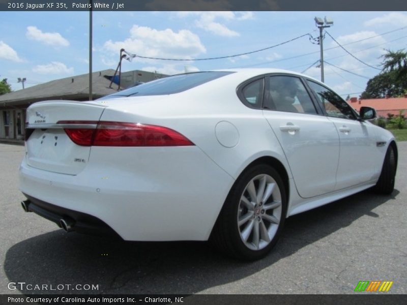 Polaris White / Jet 2016 Jaguar XF 35t
