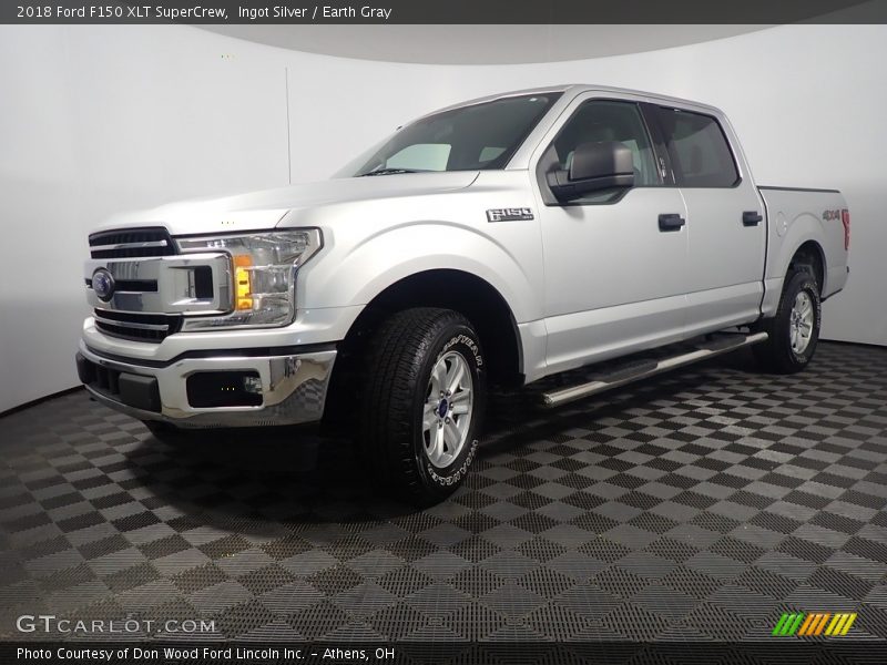 Ingot Silver / Earth Gray 2018 Ford F150 XLT SuperCrew